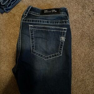 Miss Me Dark Blue Denim Jeans